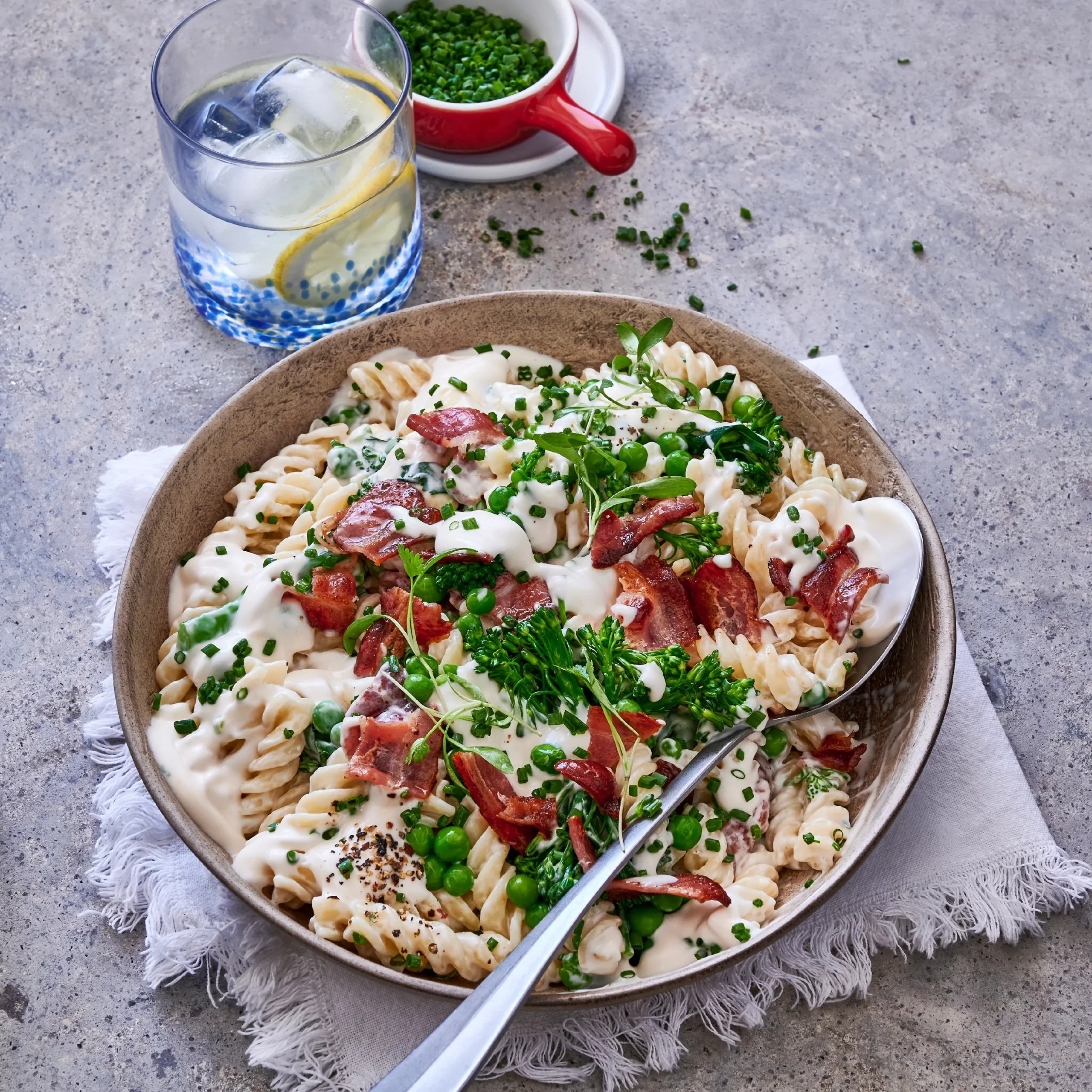 Nola Recipe Bacon and Blue Cheese Pasta Salad
