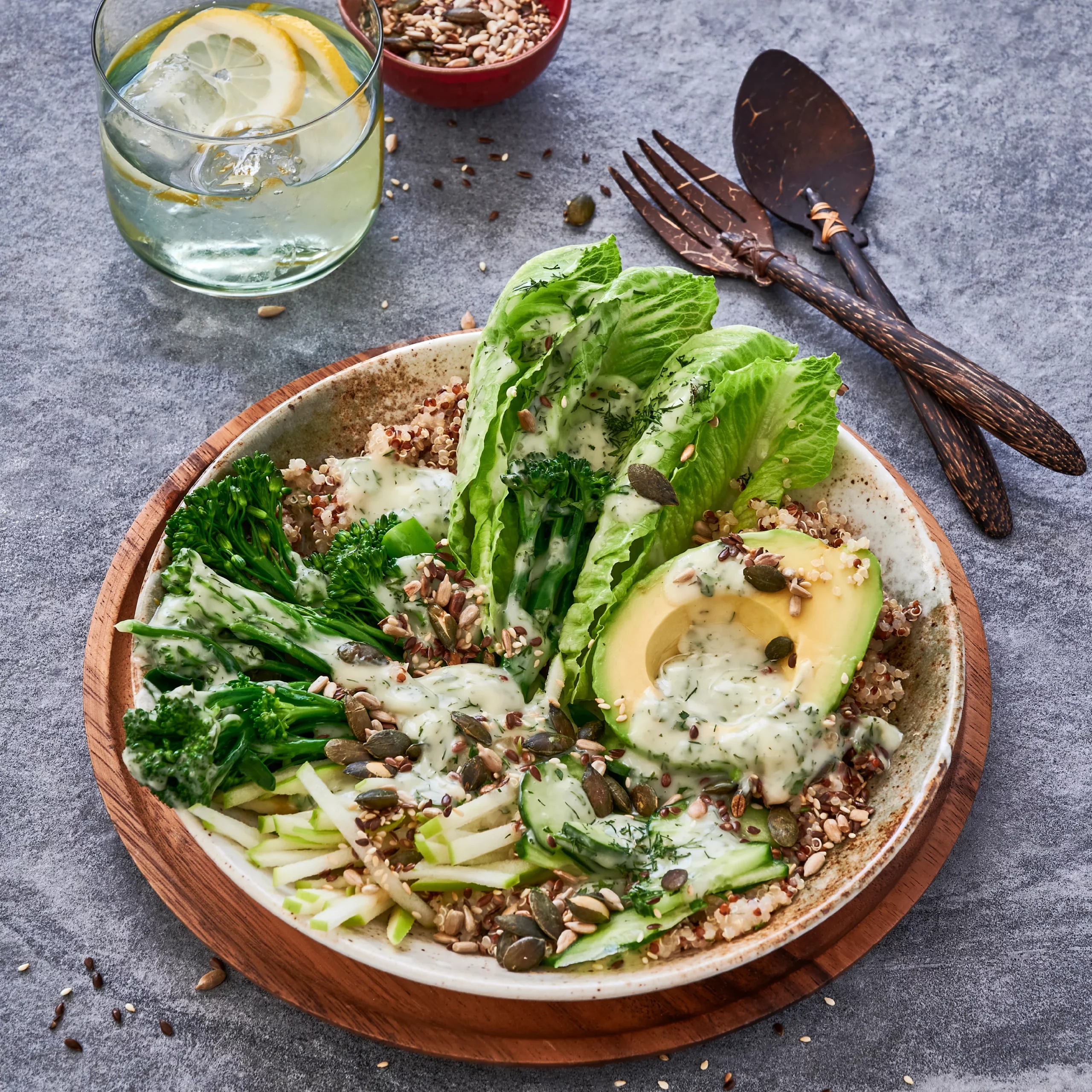 Nola Recipe Crunchy Green Broccoli Buddah Bowl