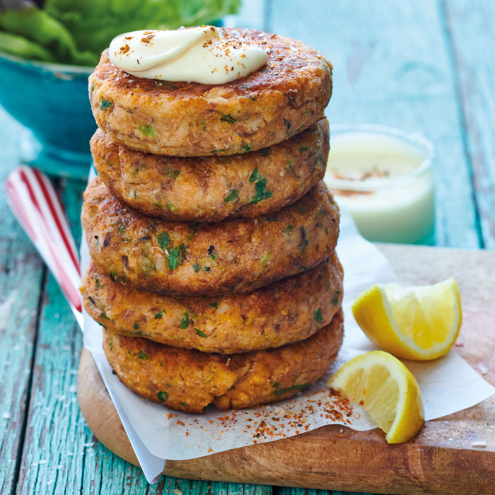 Nola Recipe Fish Cakes with Zesty Mayo