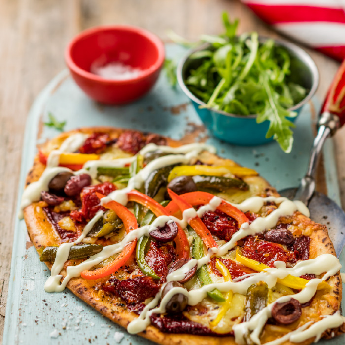 Nola Recipe Gourmet Naan Pizzas