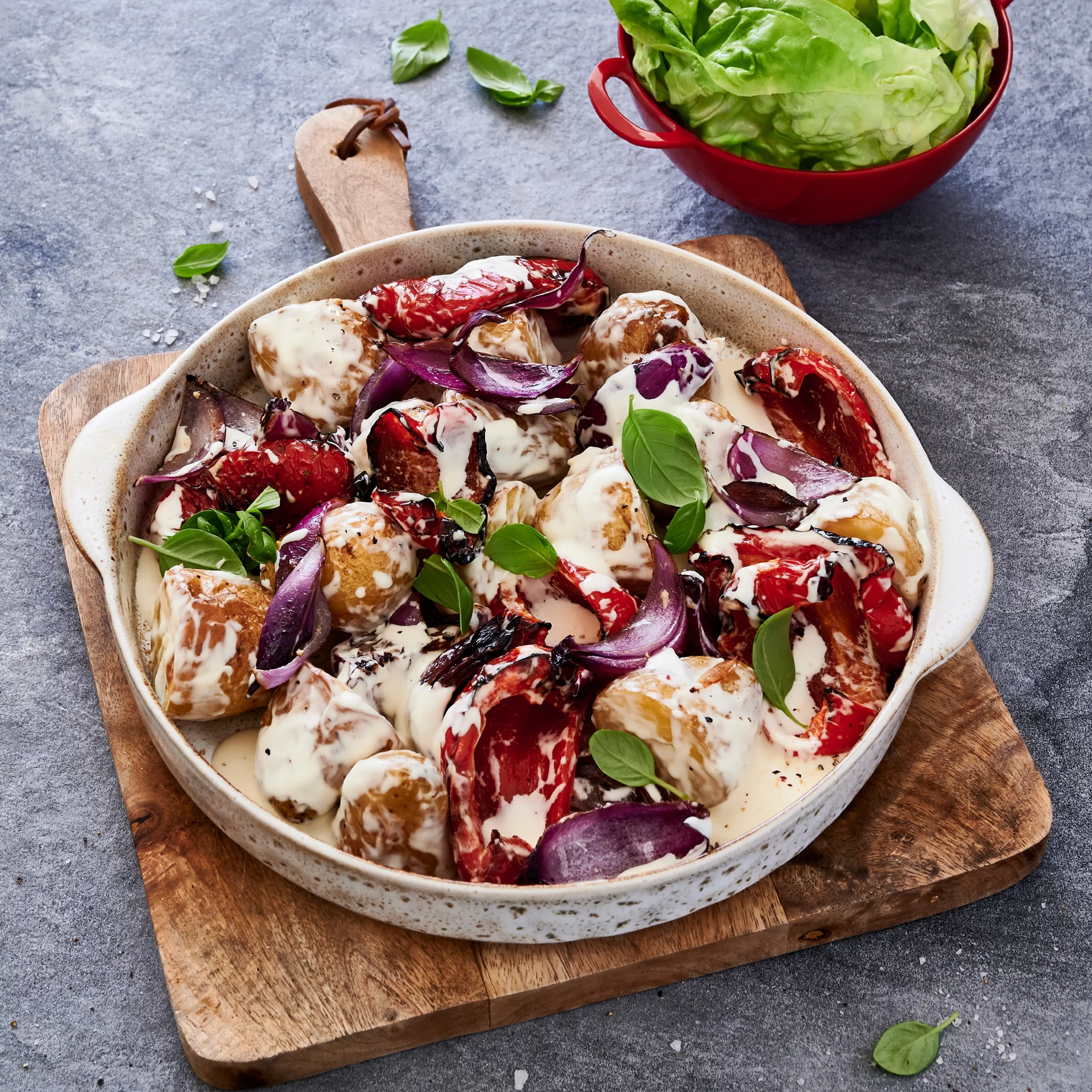 Nola Recipe Roasted Red Pepper and Butternut Buddah Bowl