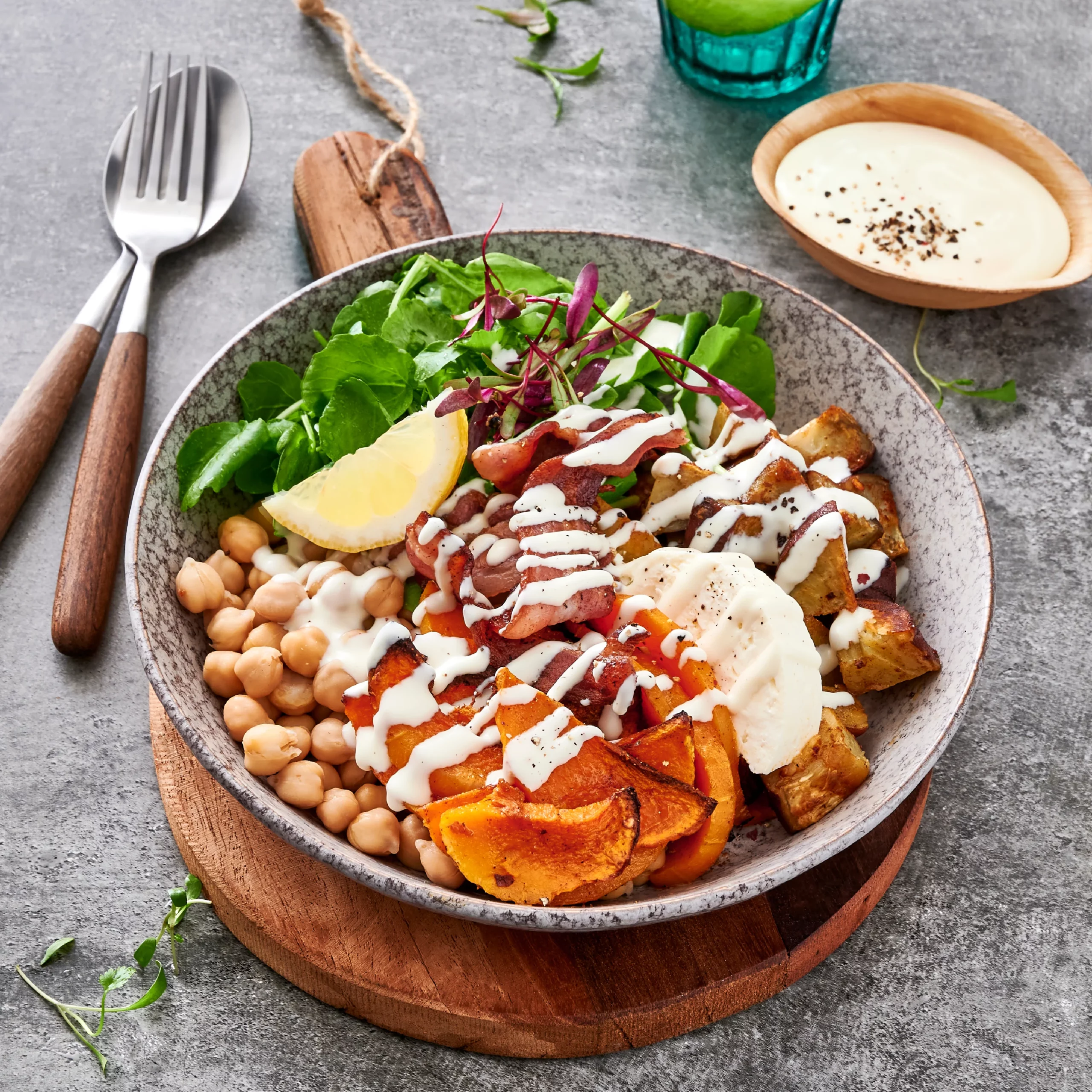 Nola RecipeSweet Potato and Butternut Buddah Bowl